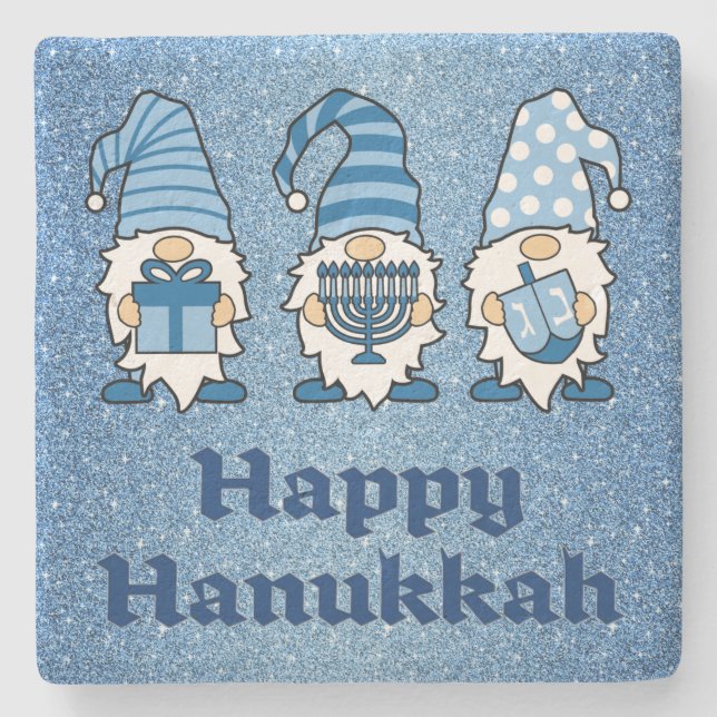 Hanukkah Gnomes Trio Untersetzer (Vorderseite)