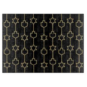 Hanukkah Gold Schneidebrett