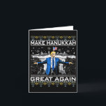 Hanukkah Great wieder Funny Trump Ugly Chanuka Karte<br><div class="desc">Hanukkah wieder groß,  Funny Trump Ugly Chanukah 1</div>