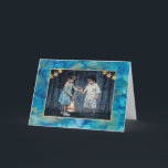 Hanukkah Grußkarte Blues & Golds Feiertagskarte<br><div class="desc">"Blues & Golds" Hanukkah Grußkarte mit Umschlag. Um diese Karte zu personalisieren, löschen Sie einfach den Text und fügen Sie Ihre eigene Nachricht hinzu. Wählen Sie Ihren bevorzugten Schriftart Stil, Farbe und Größe. Löschen Sie Foto und fügen Sie Ihr eigenes hinzu. Fotos können bearbeitet werden (zugeschnitten, verschoben, verändert, gedreht usw.)...</div>