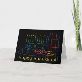 Hanukkah Grußkarte Persönlich mit Umschlag Feiertagskarte