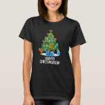 Hanukkah Happy Chrismukkah Weihnachtsbaum Funny T-Shirt<br><div class="desc">Hanukkah Happy Chrismukkah Weihnachtsbaum Funny Menora Pun Shirt</div>