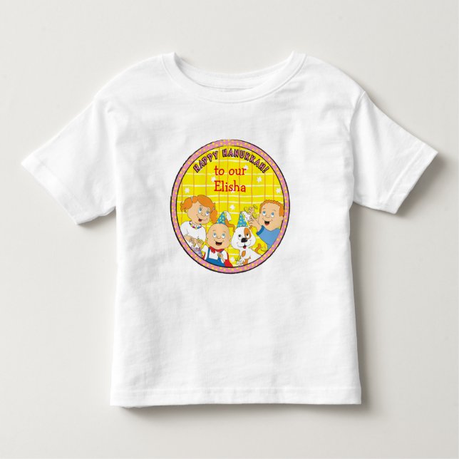 Hanukkah Happy Kleinkind T - Shirt (Vorderseite)