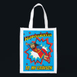 Hanukkah Happy Super Judah Wiederverwendbare Einkaufstasche<br><div class="desc">Hanukkah Happy Super Judah, weiße 2-seitige Tasche. Alle Designelemente können bearbeitet werden. Alle bearbeitbaren Texte können gelöscht und durch eine eigene Nachricht ersetzt werden. Verwenden Sie Ihre Lieblingsfarbe, Schriftart und Stil. Happy Hanukkah/Chanukah! Stil: Wiederverwendbare Beutel Grün gehen und retten den Planeten mit unserer wiederverwendbaren Lebensmitteltasche! Diese Tasche ist aus einem...</div>