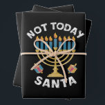 Hanukkah heute nicht Santa jüdische Chanukah Geschenkpapier Set<br><div class="desc">Hanukkah heute nicht Santa jüdische Chanukah</div>