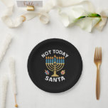 Hanukkah heute nicht Santa jüdische Chanukah Pappteller<br><div class="desc">Hanukkah heute nicht Santa jüdische Chanukah</div>
