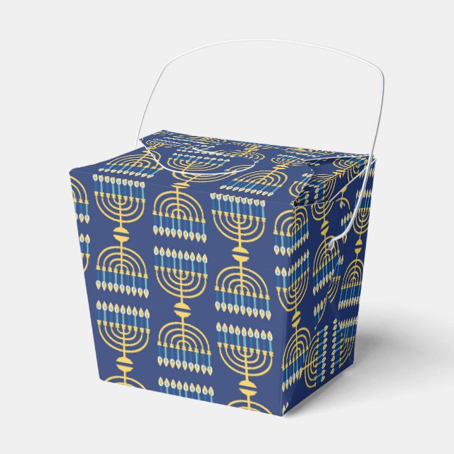 Hanukkah Holiday Favor Box Geschenkschachtel (Vorderseite)