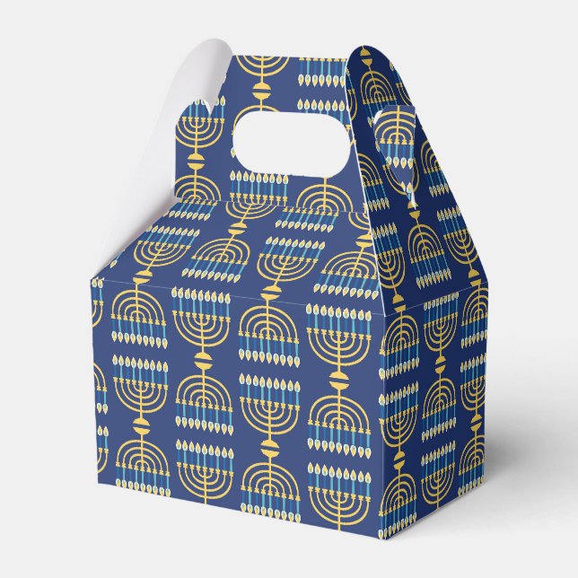 Hanukkah Holiday Favor Box Geschenkschachtel (Vorderseite)