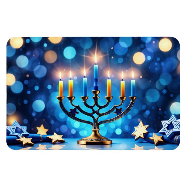 Hanukkah Holiday Magnet (Horizontal)
