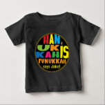 "Hanukkah Is Funukkah" Baby Fine Jersey T - Shirt<br><div class="desc">"Hanukkah Is Funukkah" Baby Fine Jersey T - Shirt. Personalisieren Sie sich durch Löschen "sagt Jake" Dann wählen Sie Ihren Lieblings-Schriftart Stil, Größe, Farbe und Wortlaut, um zu passen! Dieses Design kann auch für andere Bekleidungsgrößen, -stile und -farben verwendet werden. Danke, dass Sie anhalten und einkaufen! Sehr geschätzt! Happy Chanukah/Hanukkah!Stil:...</div>