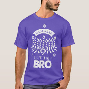 Hanukkah ist besser mit Bro Brother Matching Famil T-Shirt