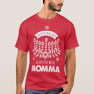 Hanukkah ist besser mit Momma Matching Familie T-Shirt