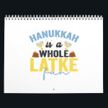 Hanukkah ist der ganze Latke Fun Funny Jewish Chan Kalender<br><div class="desc">lustig, hanukkah, chanukah, Geschenk, Geburtstag, latke, jüdisch, urlaub, menorah, dreidel</div>