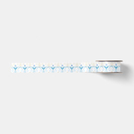 Hanukkah Jüdischer Urlaub Hanukkiah Goldene Dekora Satinband