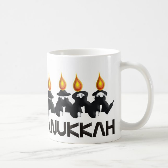Hanukkah Kaffeetasse (Rechts)