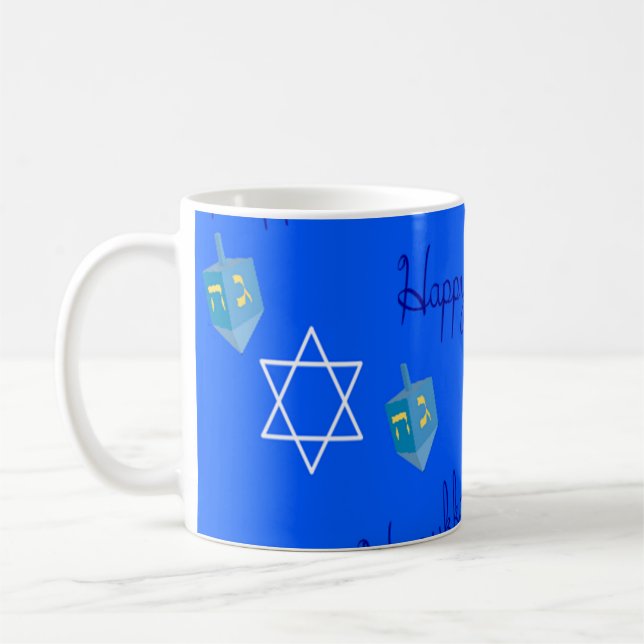 Hanukkah Kaffeetasse (Links)