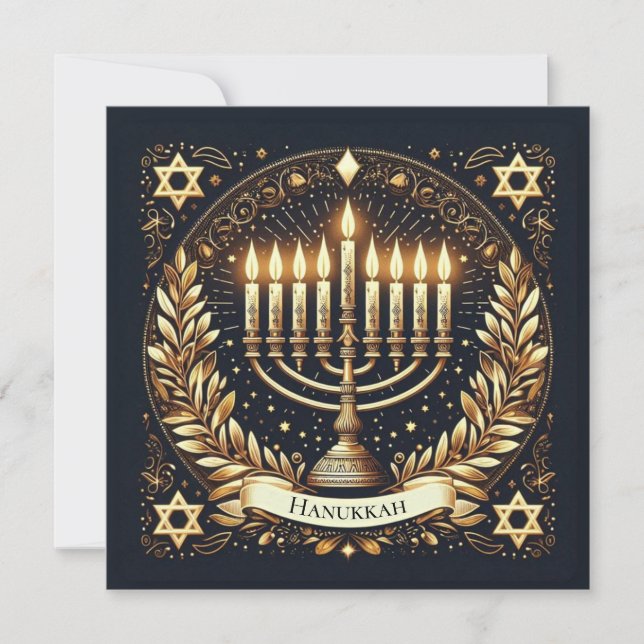 Hanukkah Karte (Vorderseite)