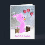 Hanukkah-Karte , Baby's First Hanukkah Feiertagskarte<br><div class="desc">Hanukkah-Karte ,  Baby's First Hanukkah</div>