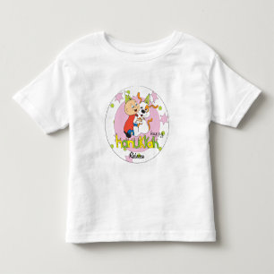 Hanukkah Kleinkind T - Shirt/Hund/Grün/Rosa T-shirt