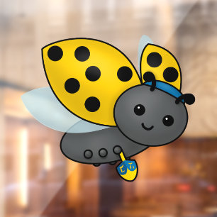 Hanukkah Ladybug Fensteraufkleber