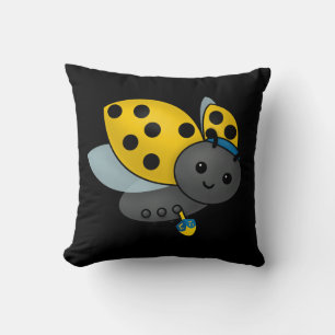 Hanukkah Ladybug Kissen