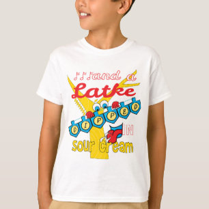 Hanukkah Latke Dip Shirt/Weißes Shirt