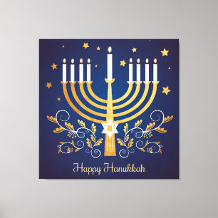 Hanukkah Leinwanddruck