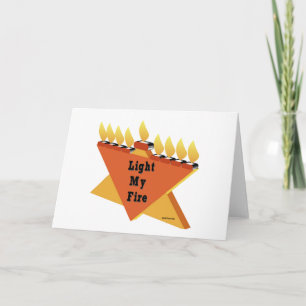 HANUKKAH LIGHT MEIN FEUERMENORAH-GESCHENK FEIERTAGSKARTE