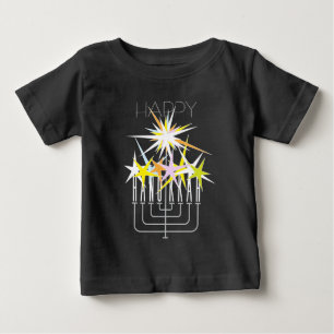 HANUKKAH LIGHTS BABY T-SHIRT