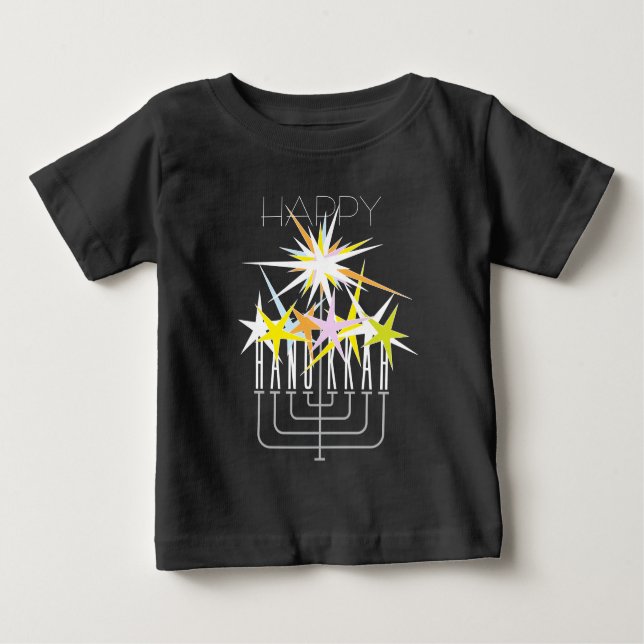 HANUKKAH LIGHTS BABY T-SHIRT (Vorderseite)
