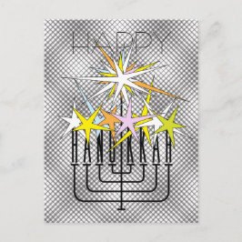 HANUKKAH LIGHTS FEIERTAGSPOSTKARTE