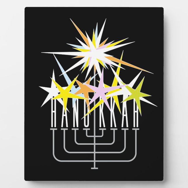 Hanukkah Lights Fotoplatte (Vorderseite)