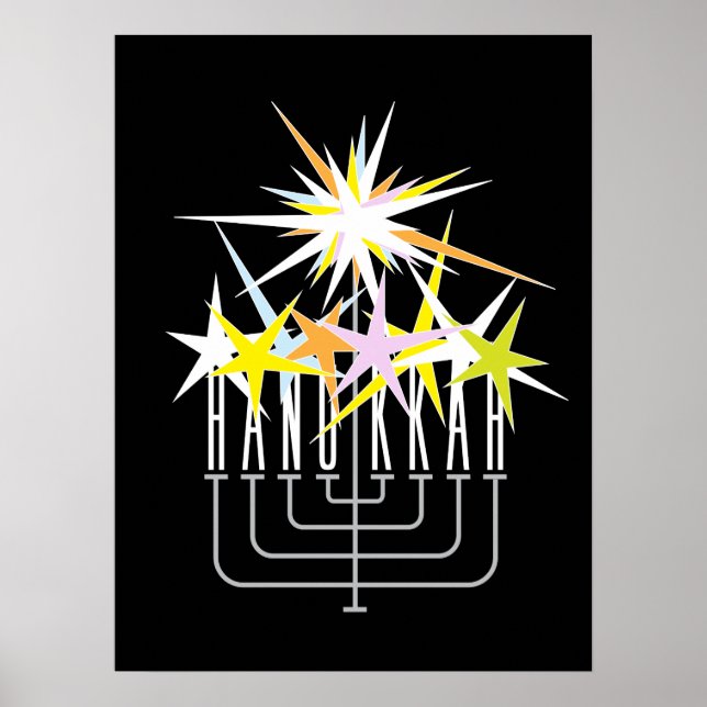 Hanukkah Lights Poster (Vorne)