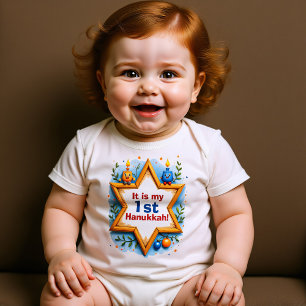 Hanukkah Little Light Bodysuit Baby Strampler