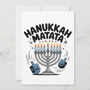 Hanukkah Matata Lustiges Jüdisches Hanukkah Ankündigung