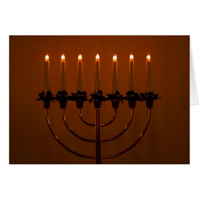 Hanukkah Menorah (Vorderseite (Horizontal))