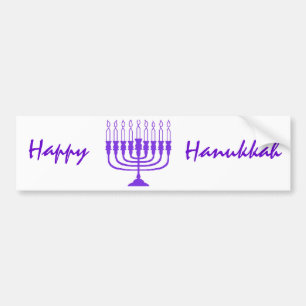 Hanukkah Menorah Autoaufkleber