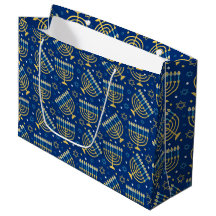 Hanukkah Menorah Blue Star Jüdische große Geschenk
