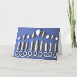 Hanukkah Menorah Feiertagskarte