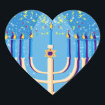 hanukkah menorah Herz-Aufkleber<br><div class="desc">"hanukkah menorah ", "glückliche hanukkah", menorah, "star of david" , "chanukah jewish", Hanukkah, "jüdische Feiertage"chanukah, hannukah, chanukka, chanukka, chanukkka, hannuka, hebrew, jew, , , , , , , , , chanukah, , , , chukah, , chukah, , menukah, , menukah, , menukah, , menorah, , menukah, , menukah, , menorah,...</div>