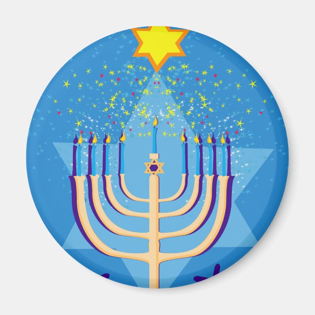 hanukkah menorah magnet (Vorne)