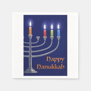 "Hanukkah Menorah." Servietten