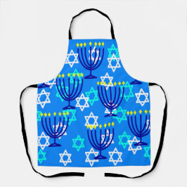 Hanukkah Menorahs Schürze