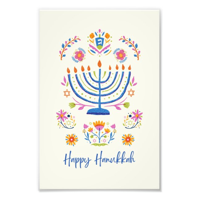 Hanukkah minnorah Poster (Vorne)