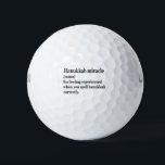 Hanukkah Miracle Funny Chanukah jüdische Definitio Golfball<br><div class="desc">Hanukkah,  jüdisch,  jew, chanukah, dreidel, Geschenk, Geburtstag, Groovy, Weihnachten, Menorah</div>