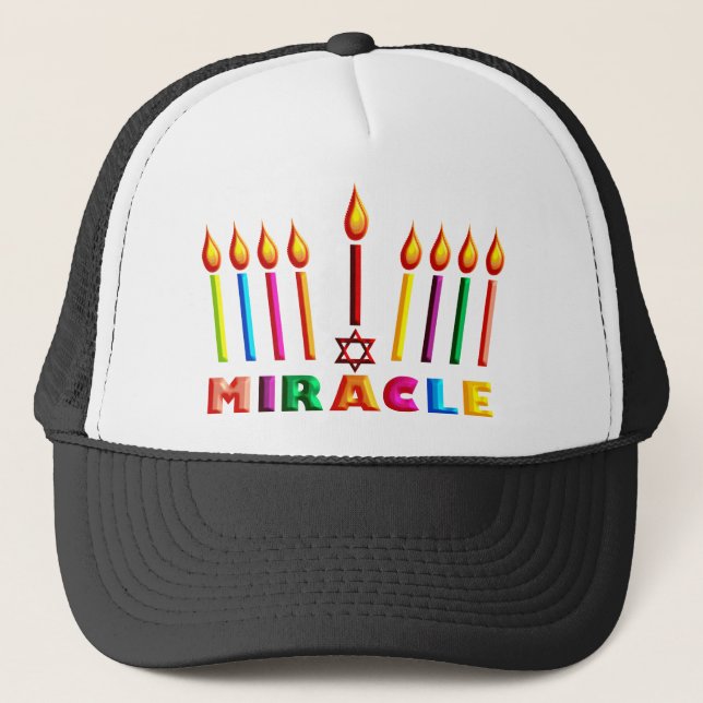 Hanukkah Miracle Truckerkappe (Vorderseite)