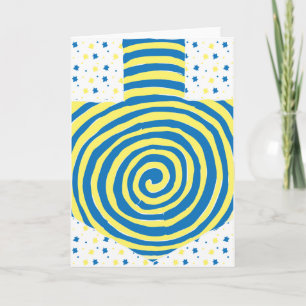 Hanukkah-Mitteilungskarten - Personalisierungsopti Feiertagskarte