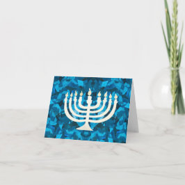 Hanukkah Mosaic Karte