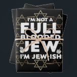 Hanukkah nicht vollständig blutrünstige jüdische C Geschenkpapier Set<br><div class="desc">Hanukkah nicht vollständig blutrünstige jüdische Chanukah</div>