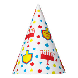 Hanukkah Party HAT FARBIGE 8 KRAZY NIGHTS Partyhütchen